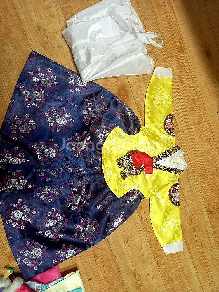 8호여아한복,배자,1호여아 양단한복,속치마--2